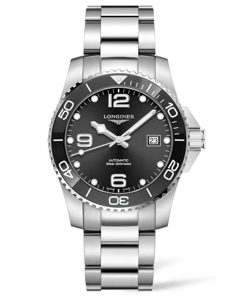 HydroConquest 41mm Stainless Steel & Ceramic