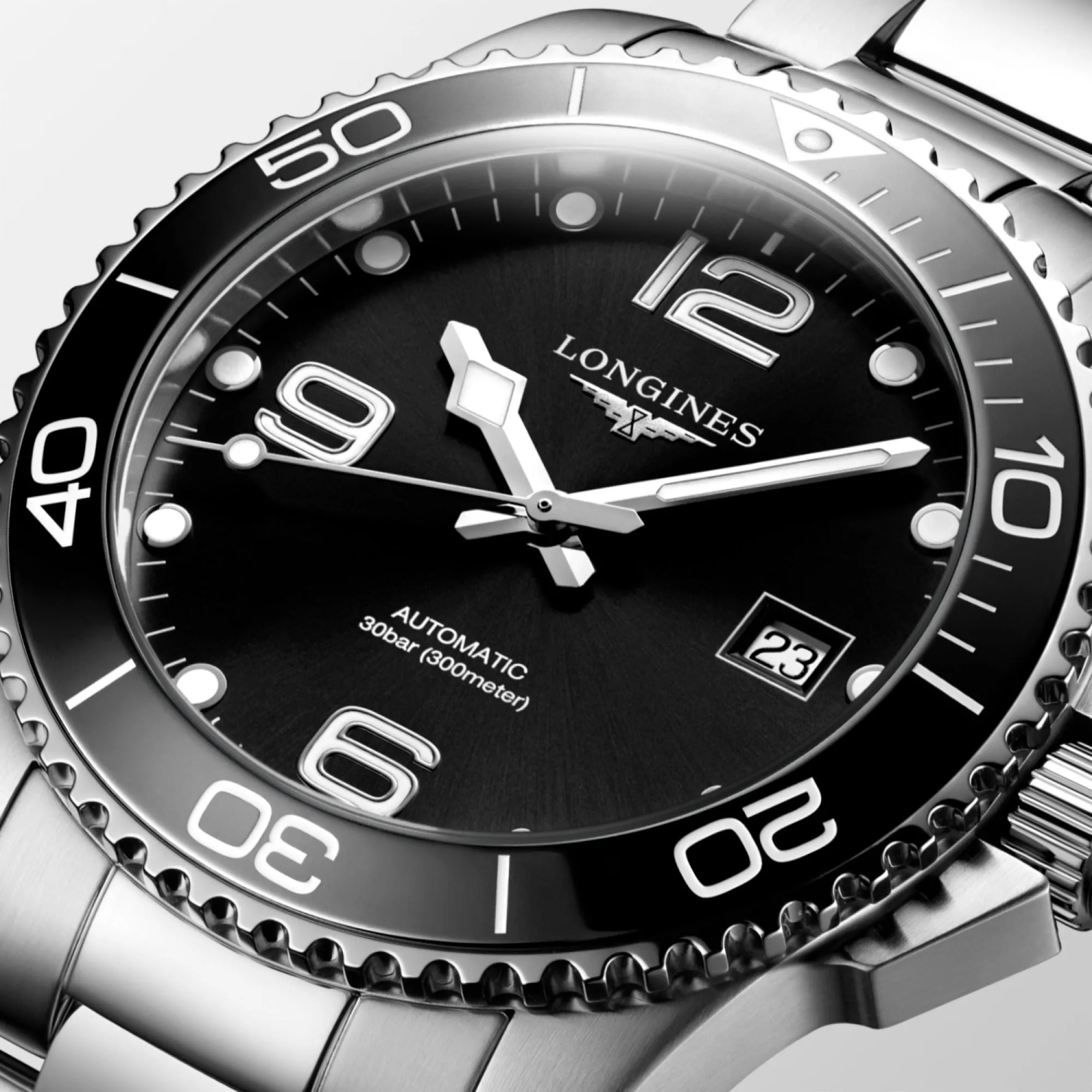 HydroConquest 41mm Stainless Steel & Ceramic