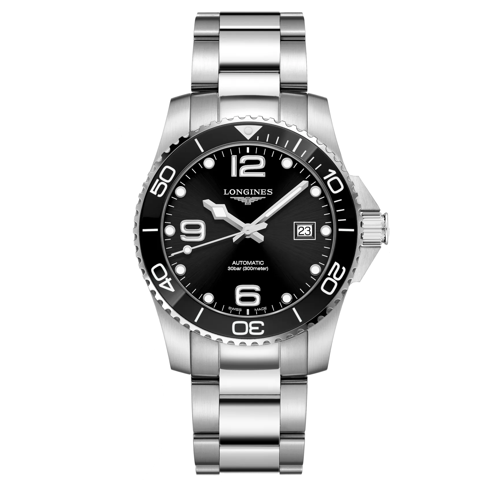 HydroConquest 41mm Stainless Steel & Ceramic