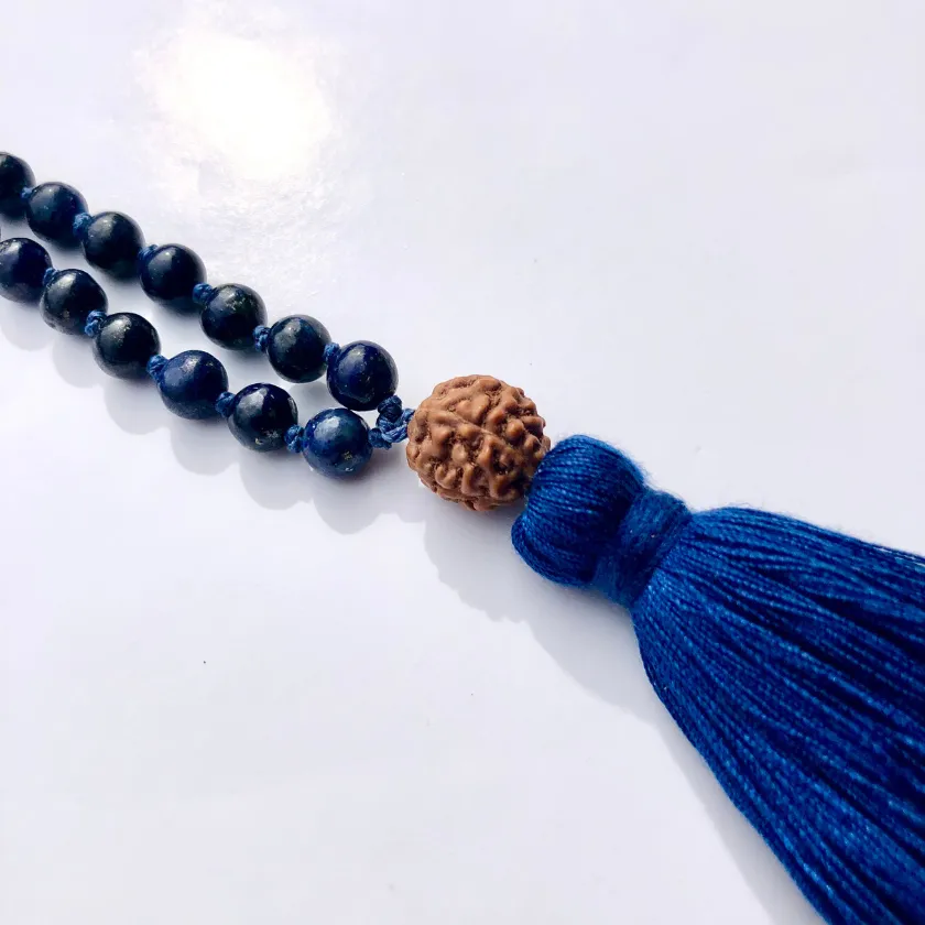 I am Wise 108 Mala Bead Necklace