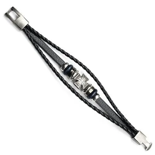 IRON CROSS COMBI BRACELET