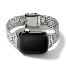 John Hardy Sterling Silver 18mm Smart Watch Chain Strap