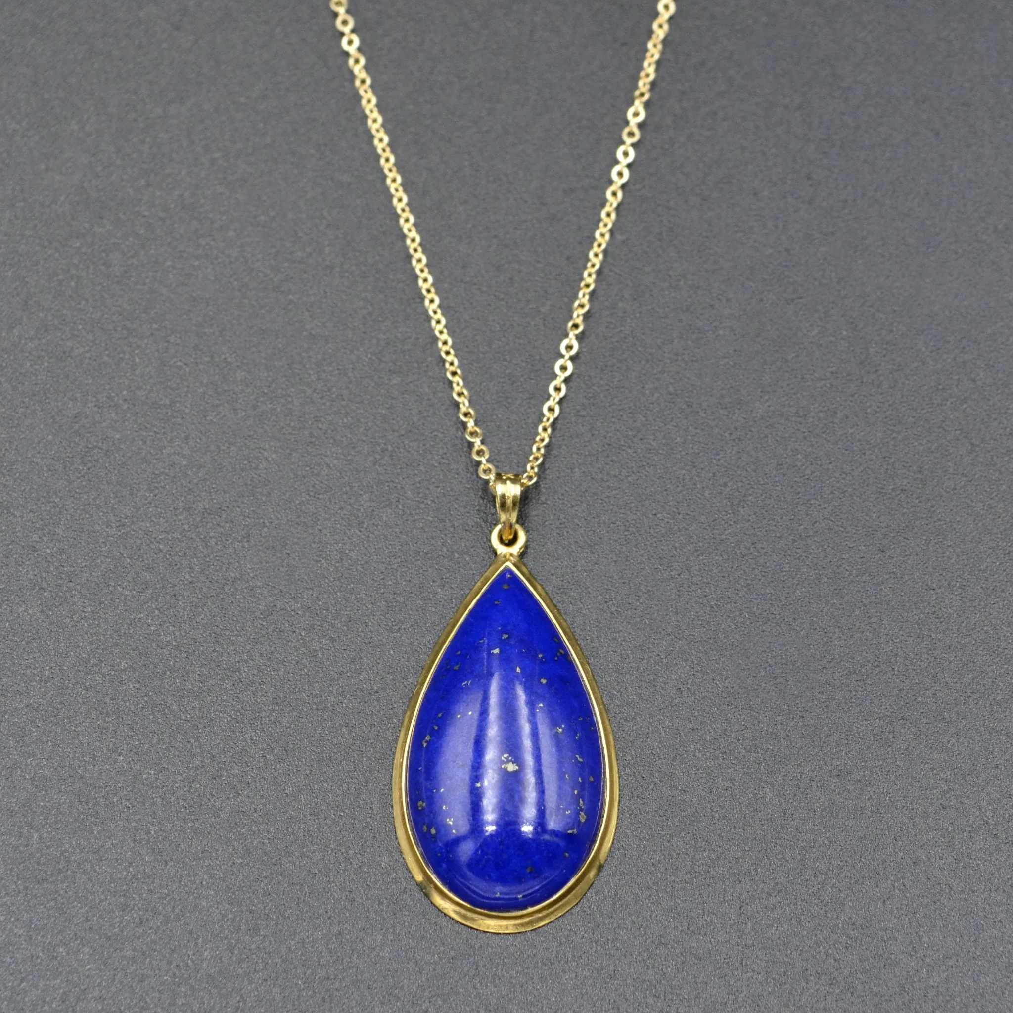 Lapis and Gold Necklace