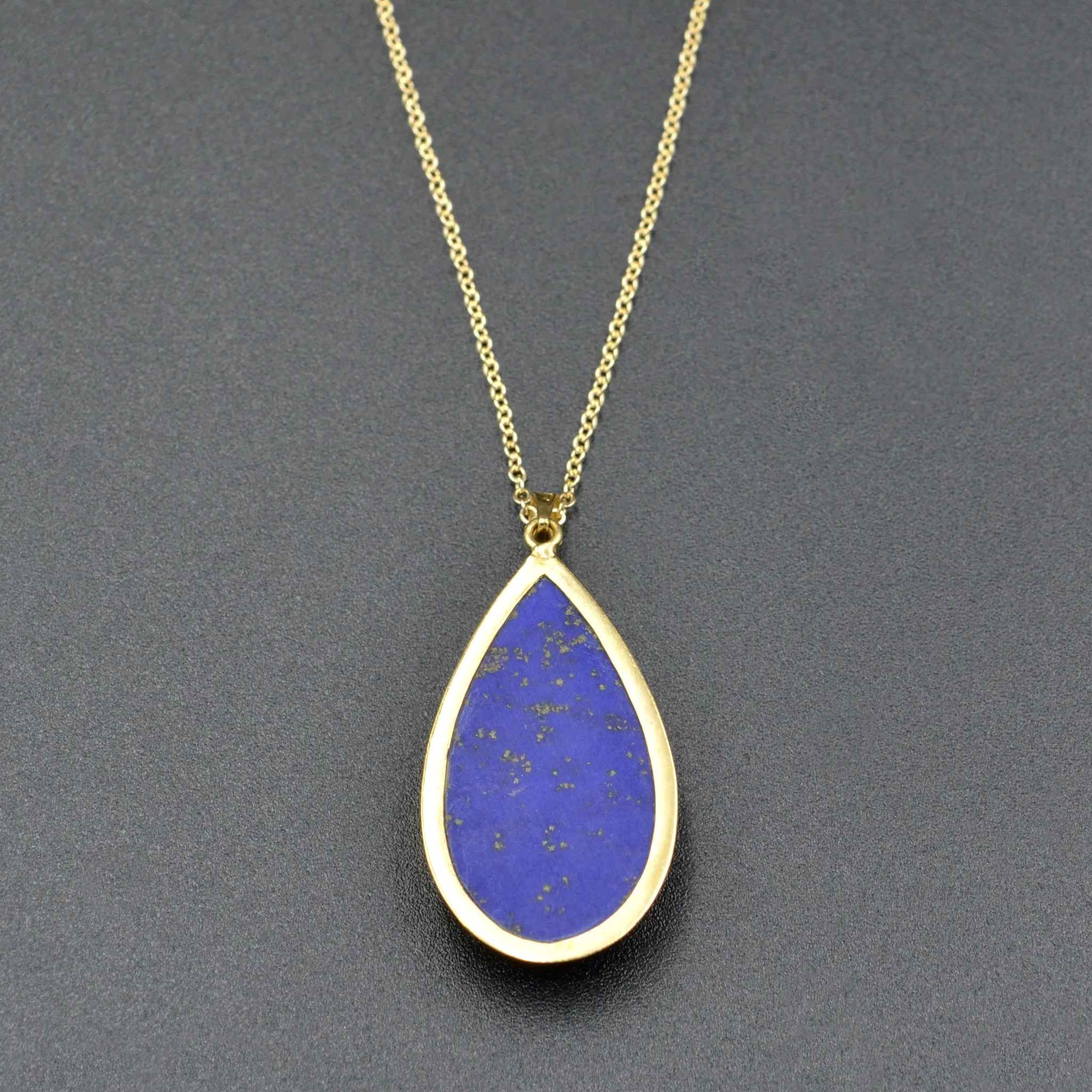 Lapis and Gold Necklace