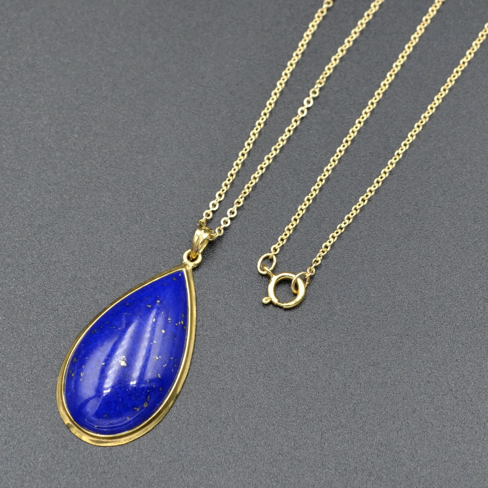 Lapis and Gold Necklace