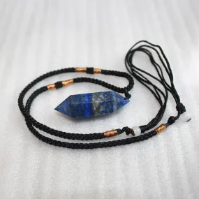 Lapis Lazuli Necklace, Lapis Lazuli pendant,  January Birthstone Necklace, Lapis Lazuli Blue Crystal, Blue Stone Necklace, Boho Jewelry