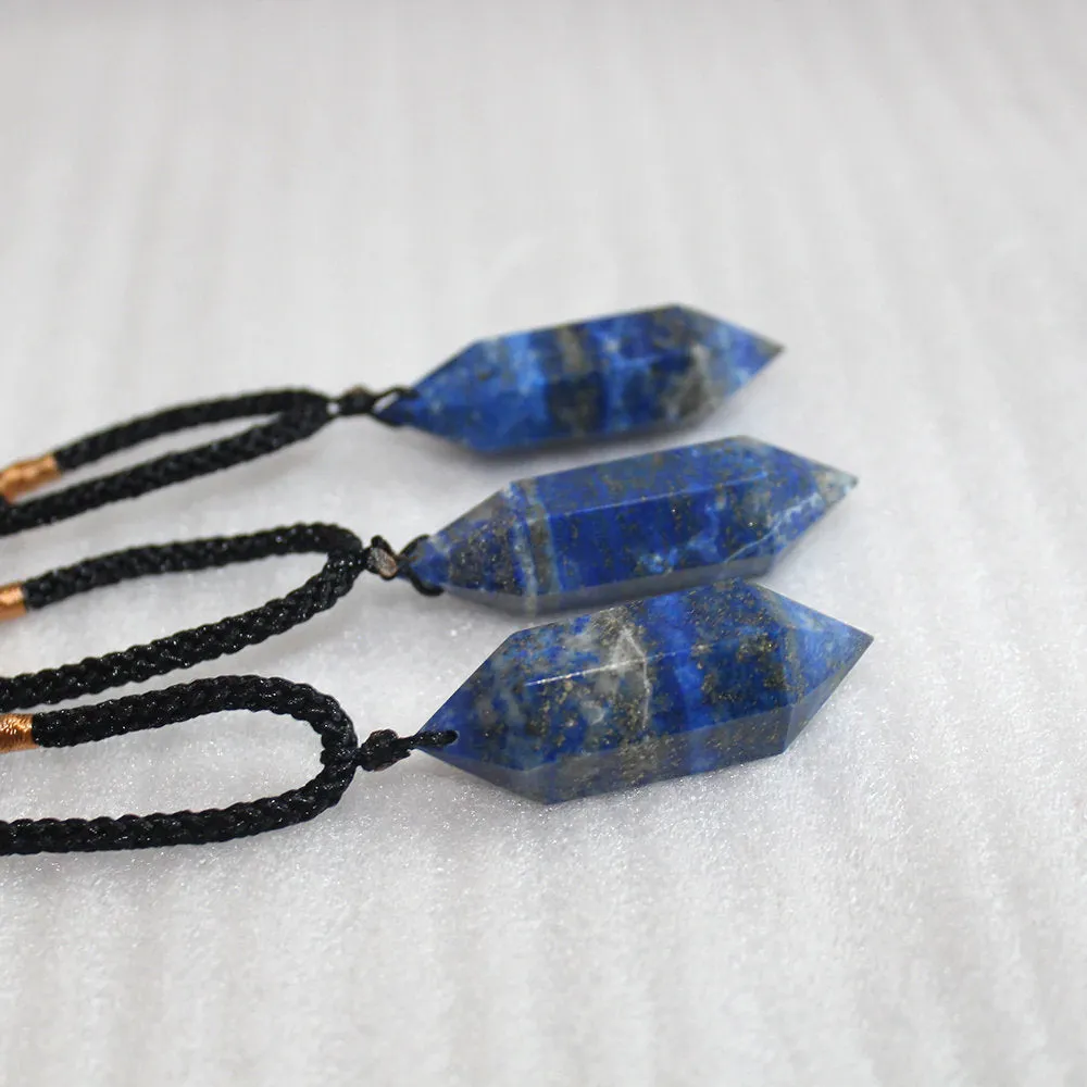 Lapis Lazuli Necklace, Lapis Lazuli pendant,  January Birthstone Necklace, Lapis Lazuli Blue Crystal, Blue Stone Necklace, Boho Jewelry