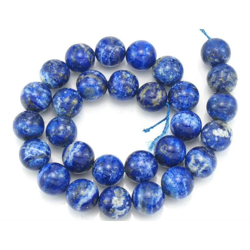 Lapis Lazuli Smooth Rounds 14mm Strand