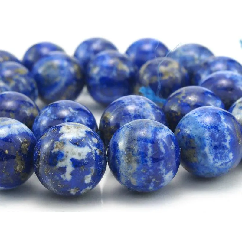 Lapis Lazuli Smooth Rounds 14mm Strand