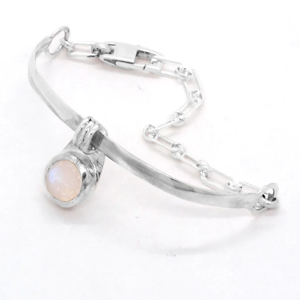 Moonstone Bar Bracelet