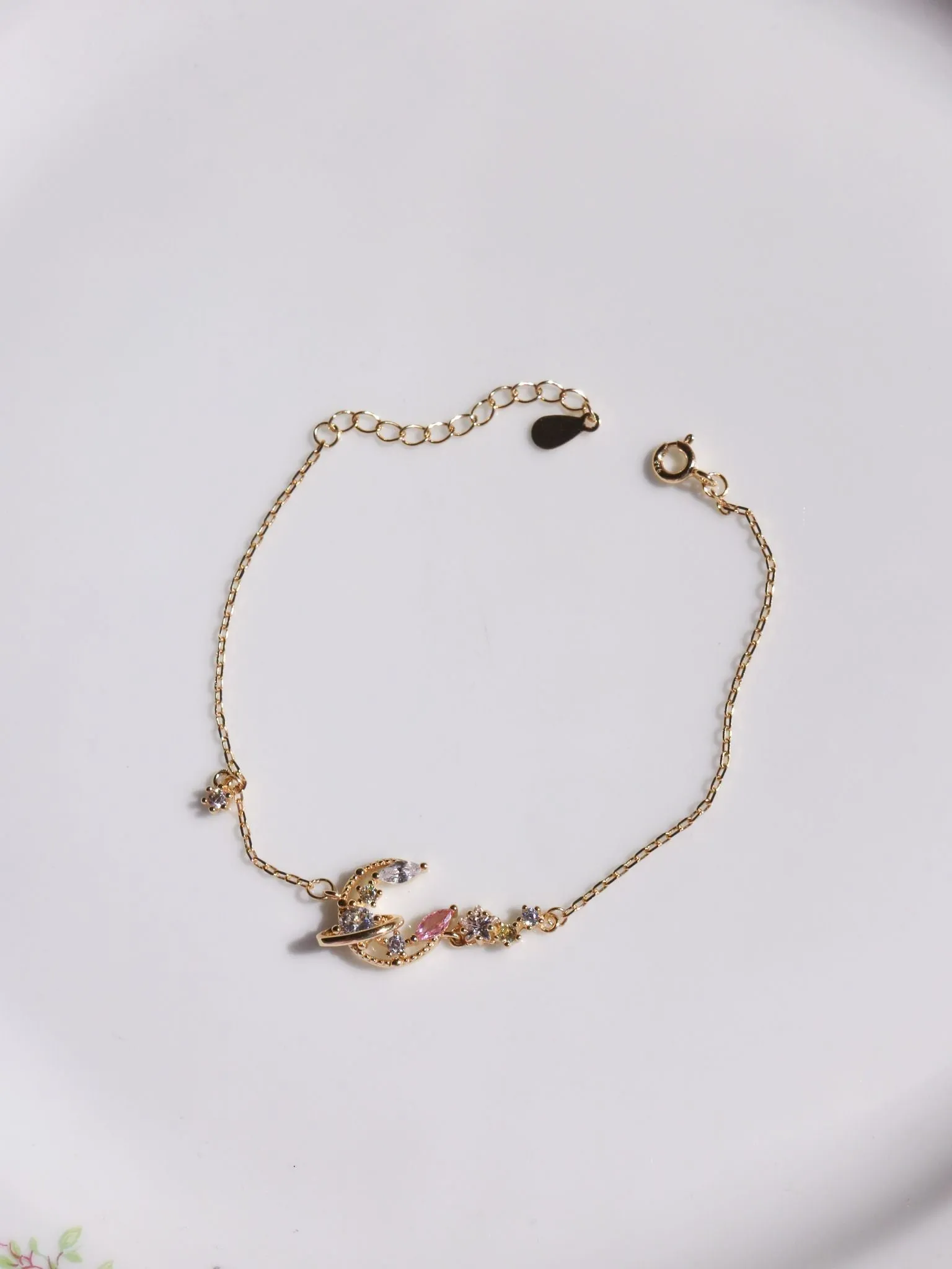 Moonstone Bracelet, 925 Sterling Silver