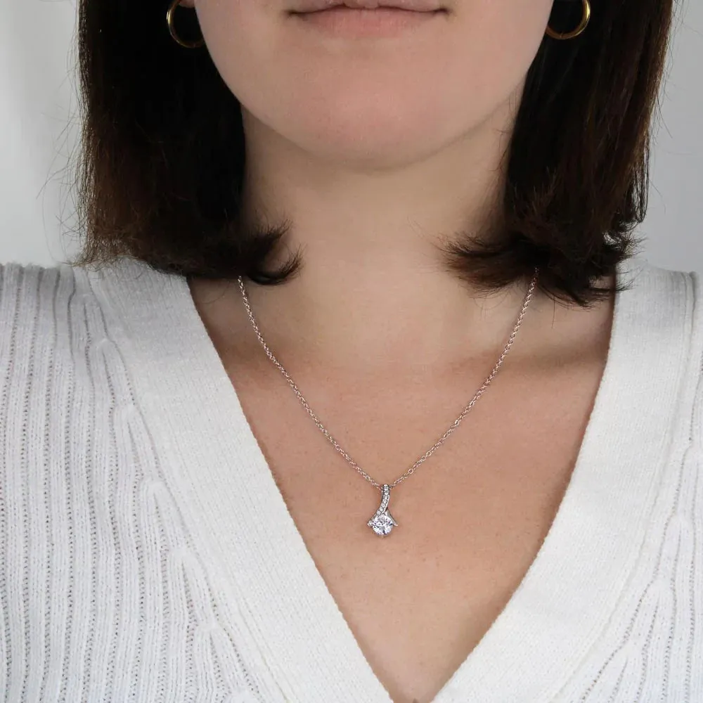 Necklace for Wife, To my smokin hot Wife Alluring Necklace, birthday gift for wife