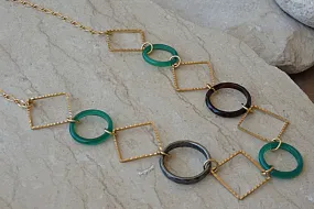 Onyx necklace.