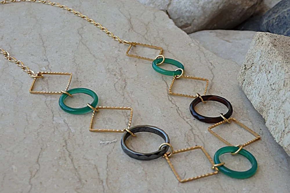 Onyx necklace.