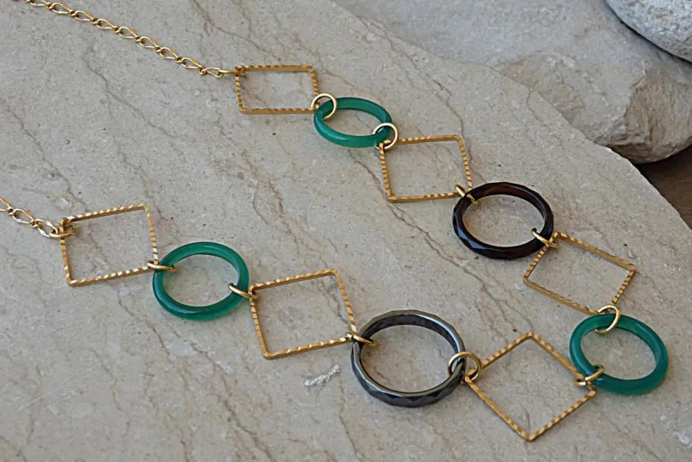 Onyx necklace.