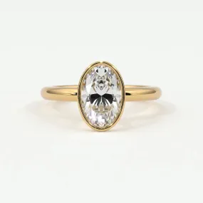 Oval Cut Bezel Setting