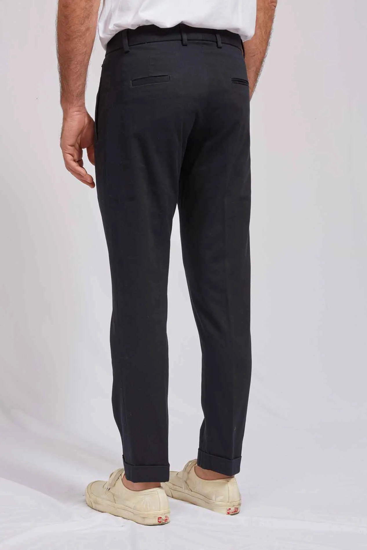 PAUL Japanese gabardine navy 3241