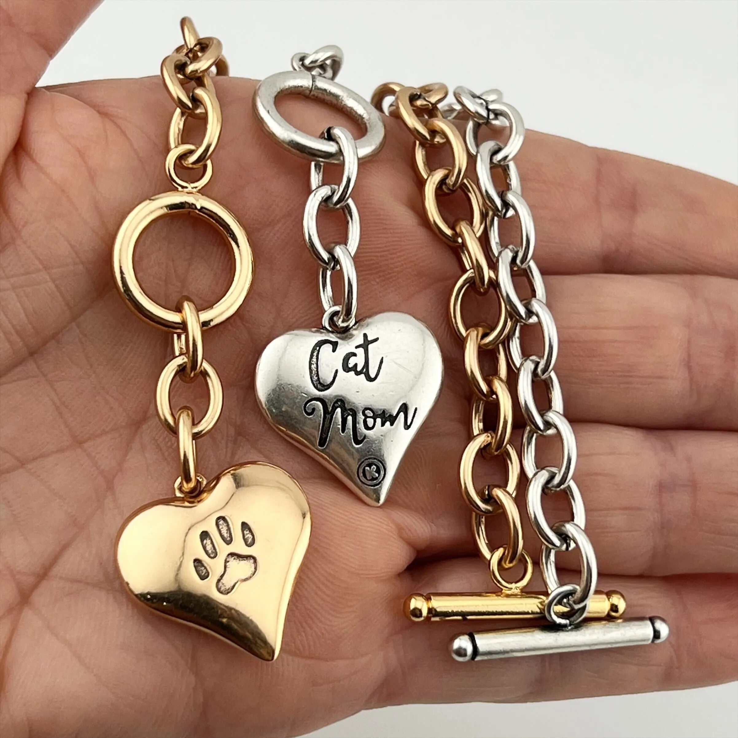 PAW | HEART | Chain Bracelet