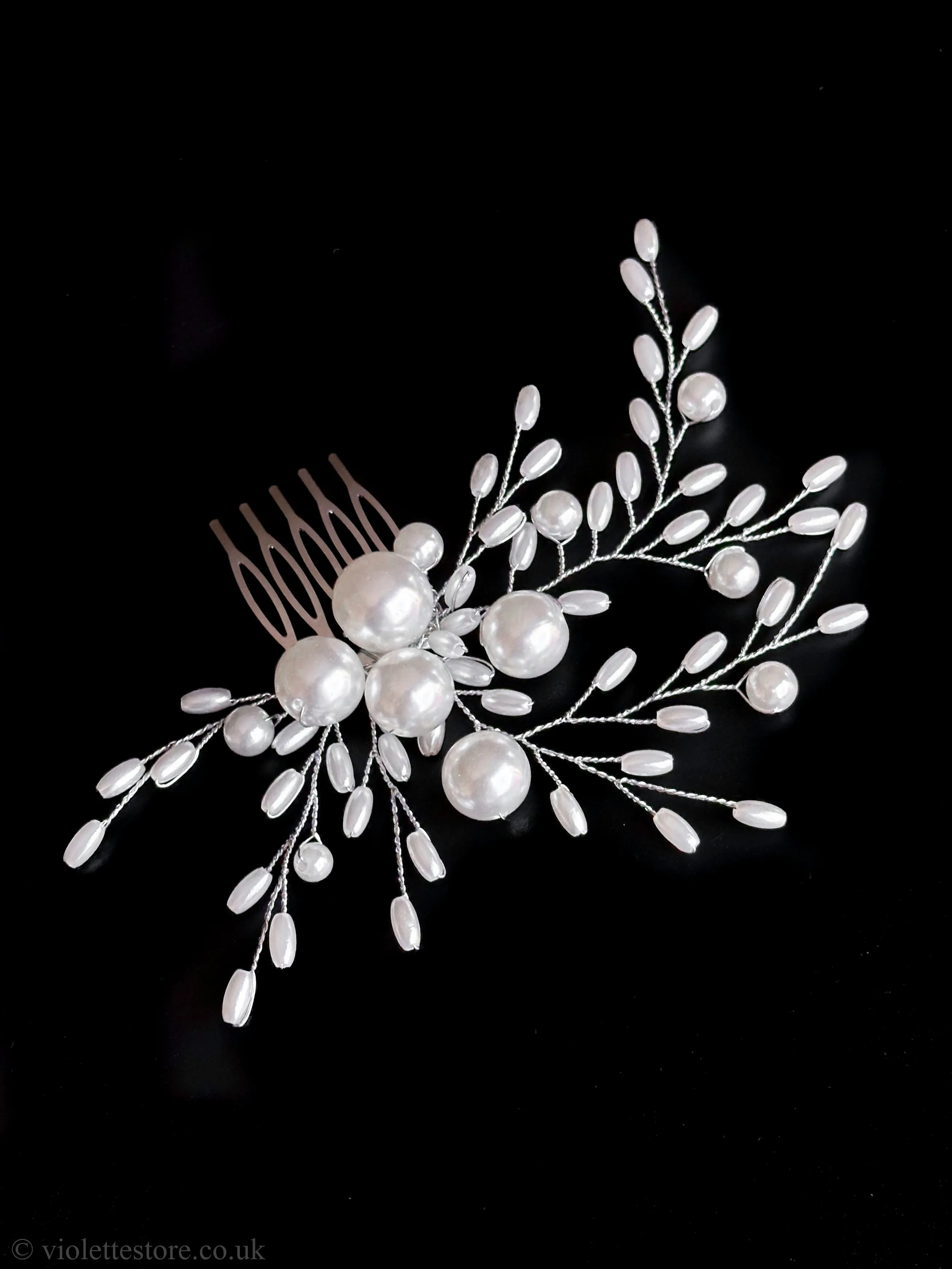 Pearl Hair Comb