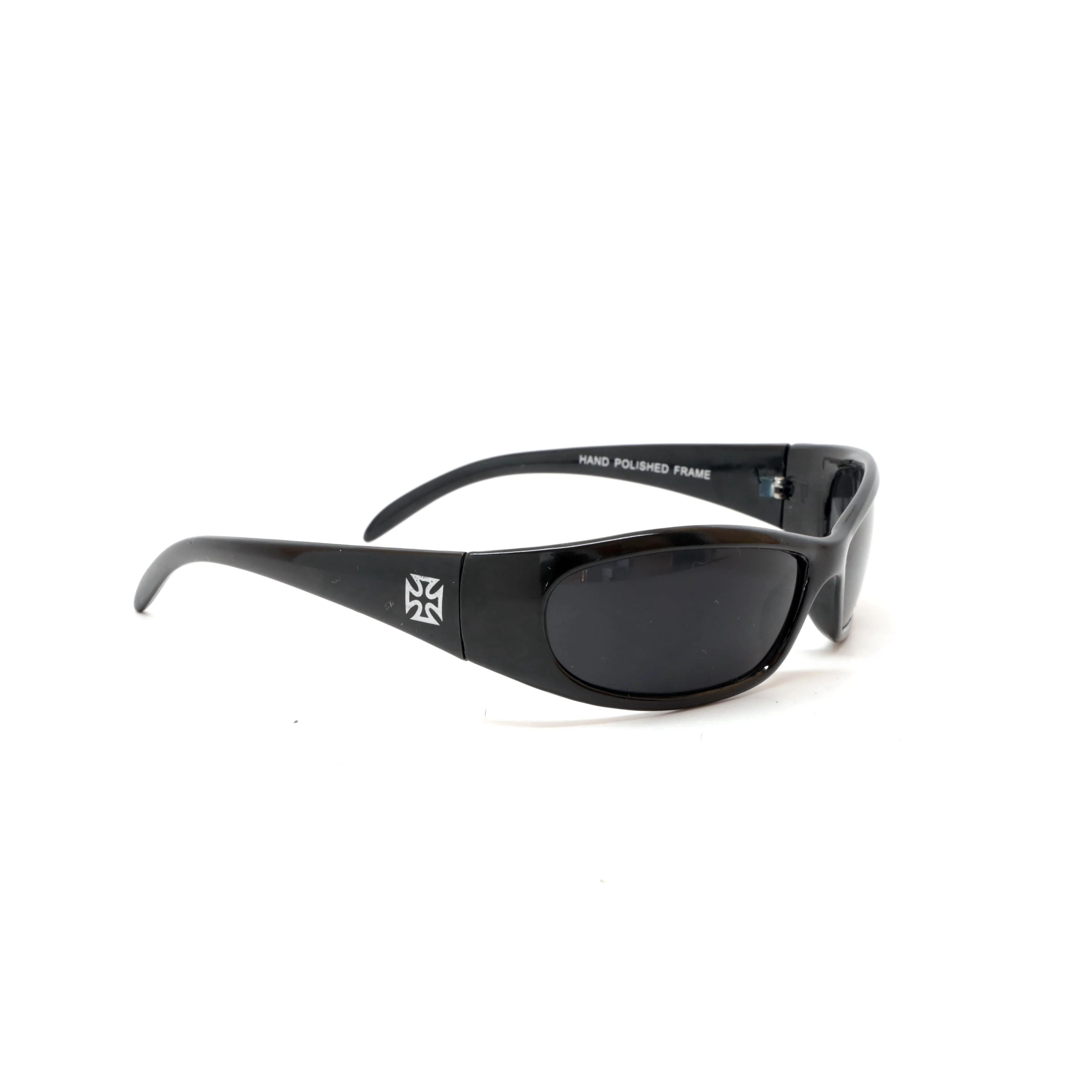 Prototype 5 Chopper Cross Deadstock Wraparound Visor Sunglasses - Black