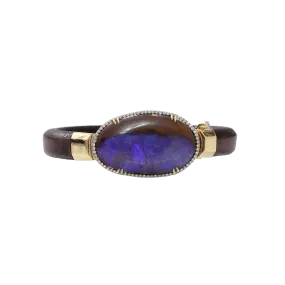 Purple Boulder Opal Bracelet