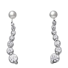 "JOURNEY" DIAMOND DANGLE EARRINGS