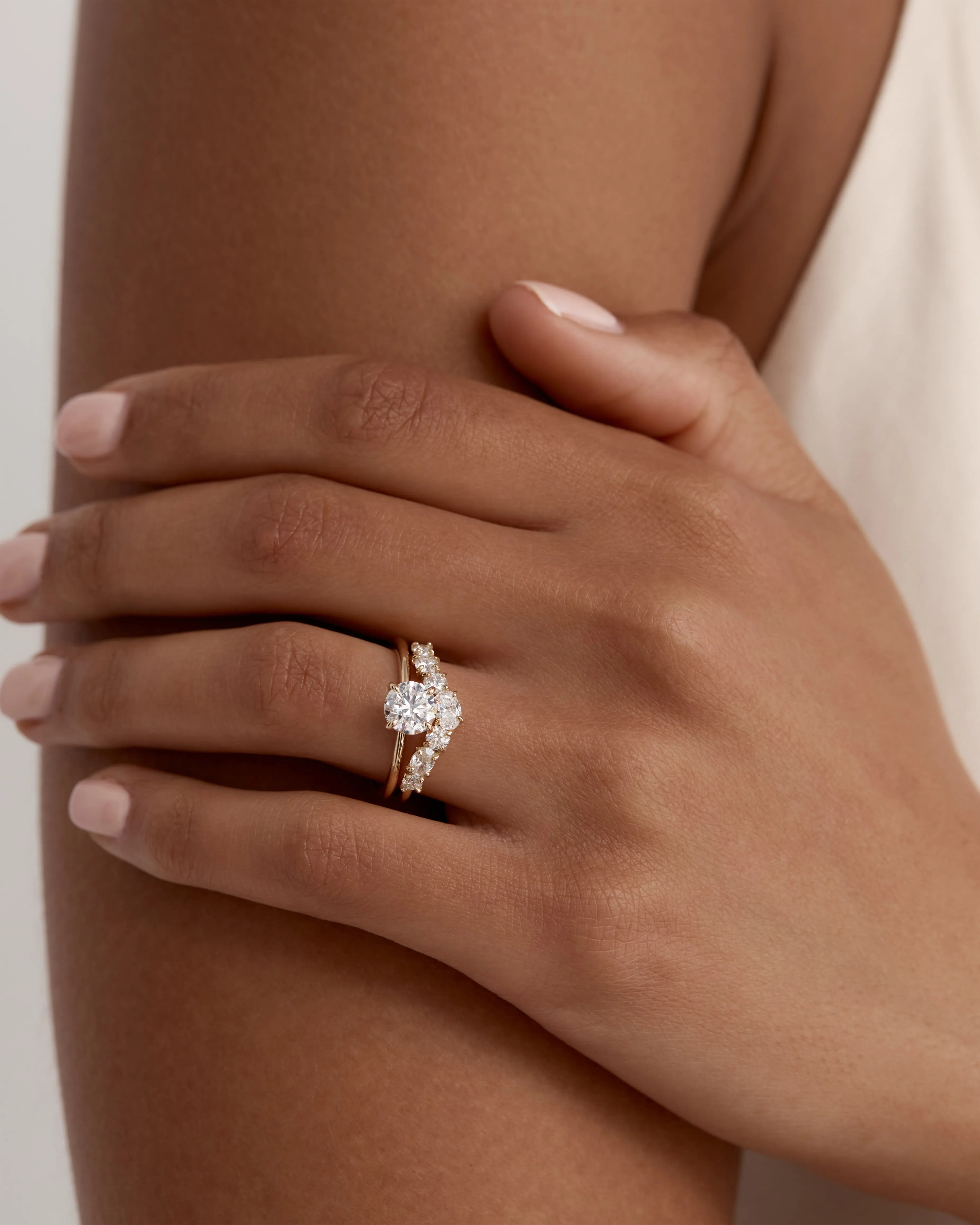 Round Engagement Ring