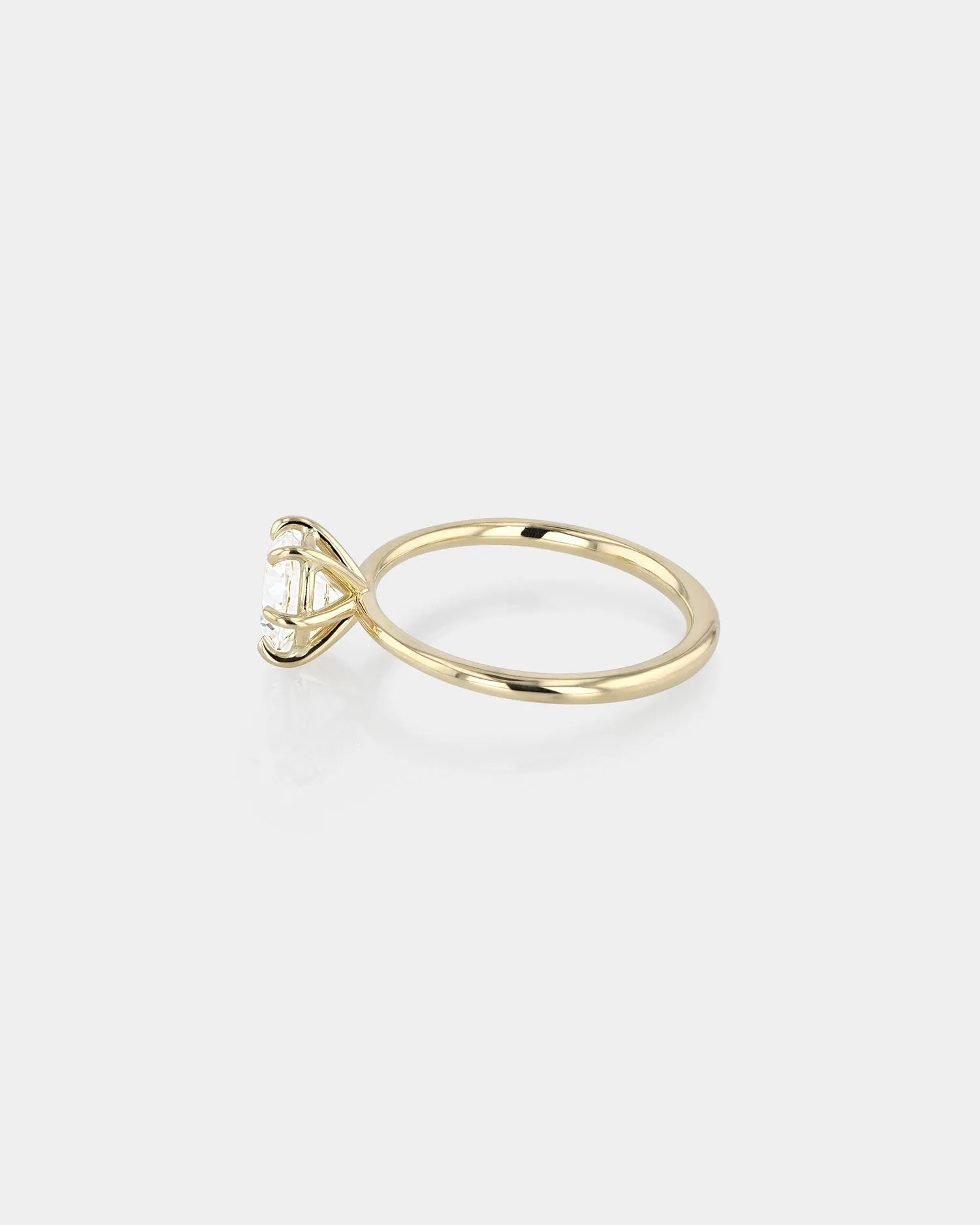 Round Engagement Ring