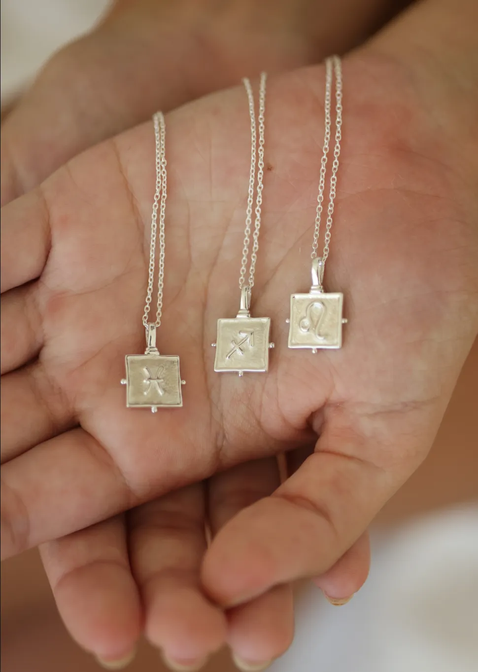 Sagittarius Zodiac Silver Necklace