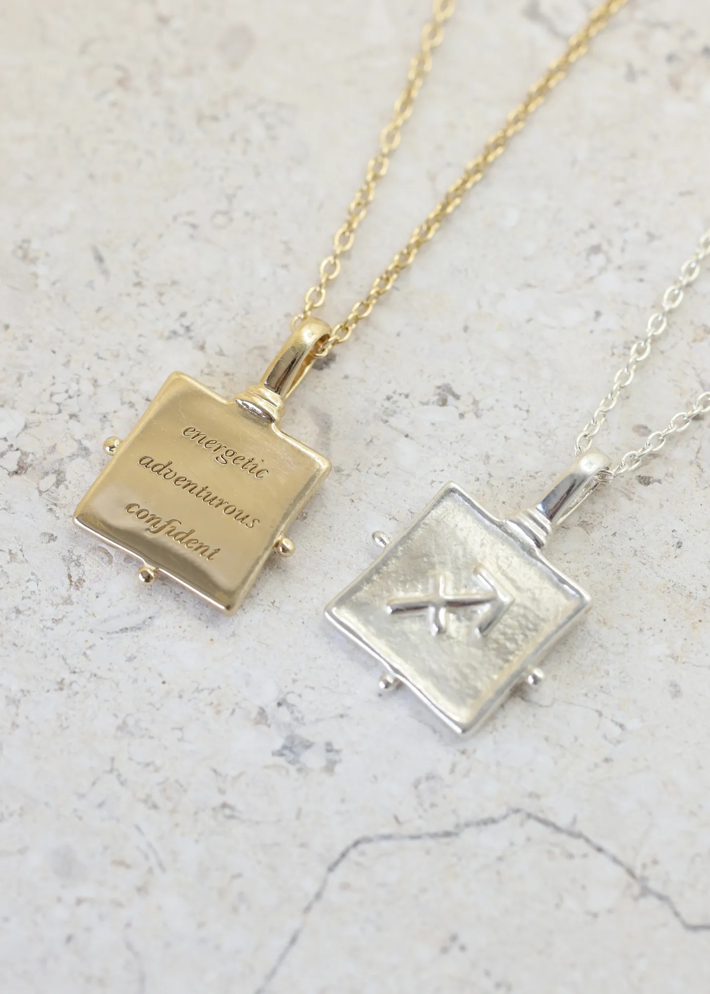 Sagittarius Zodiac Silver Necklace