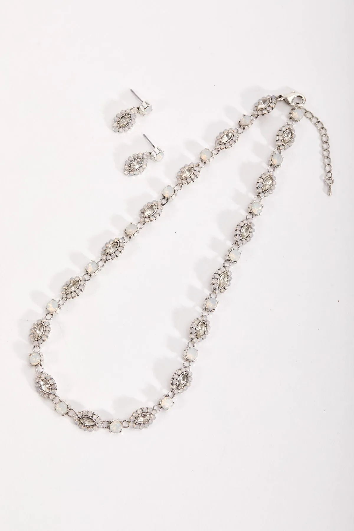 Silver Opal Necklace