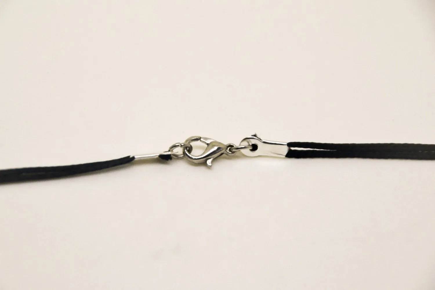 Silver Star of David necklace for men, black cord, handmade Jewish gift for him