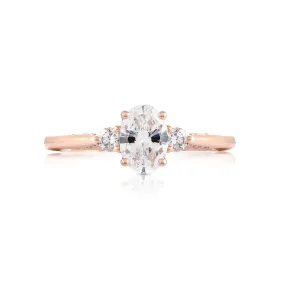 Simply Tacori Three Stone Oval Engagement Ring