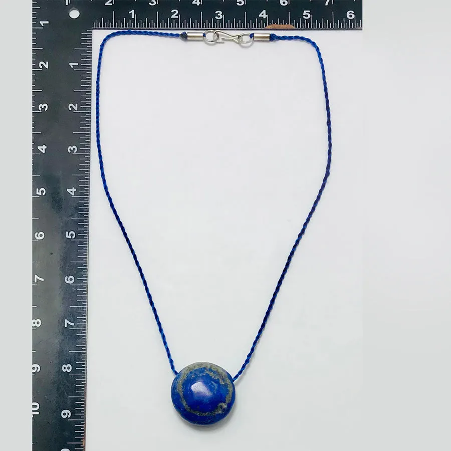 Single Gemstone Lapis Lazuli Necklace