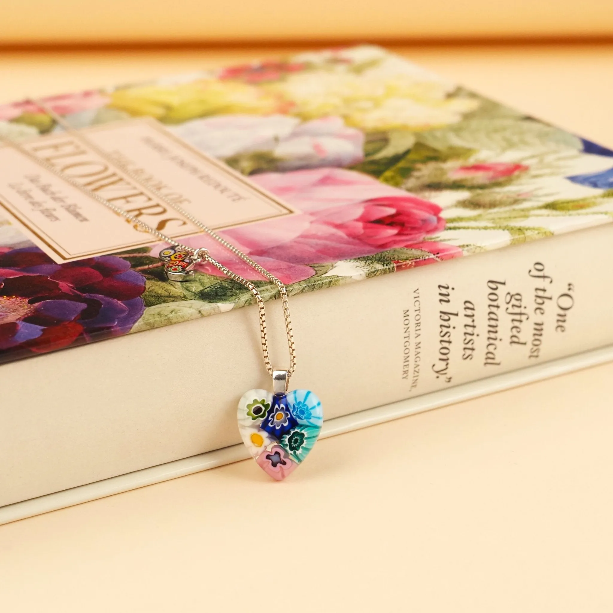 Six in Bloom Heart Necklace