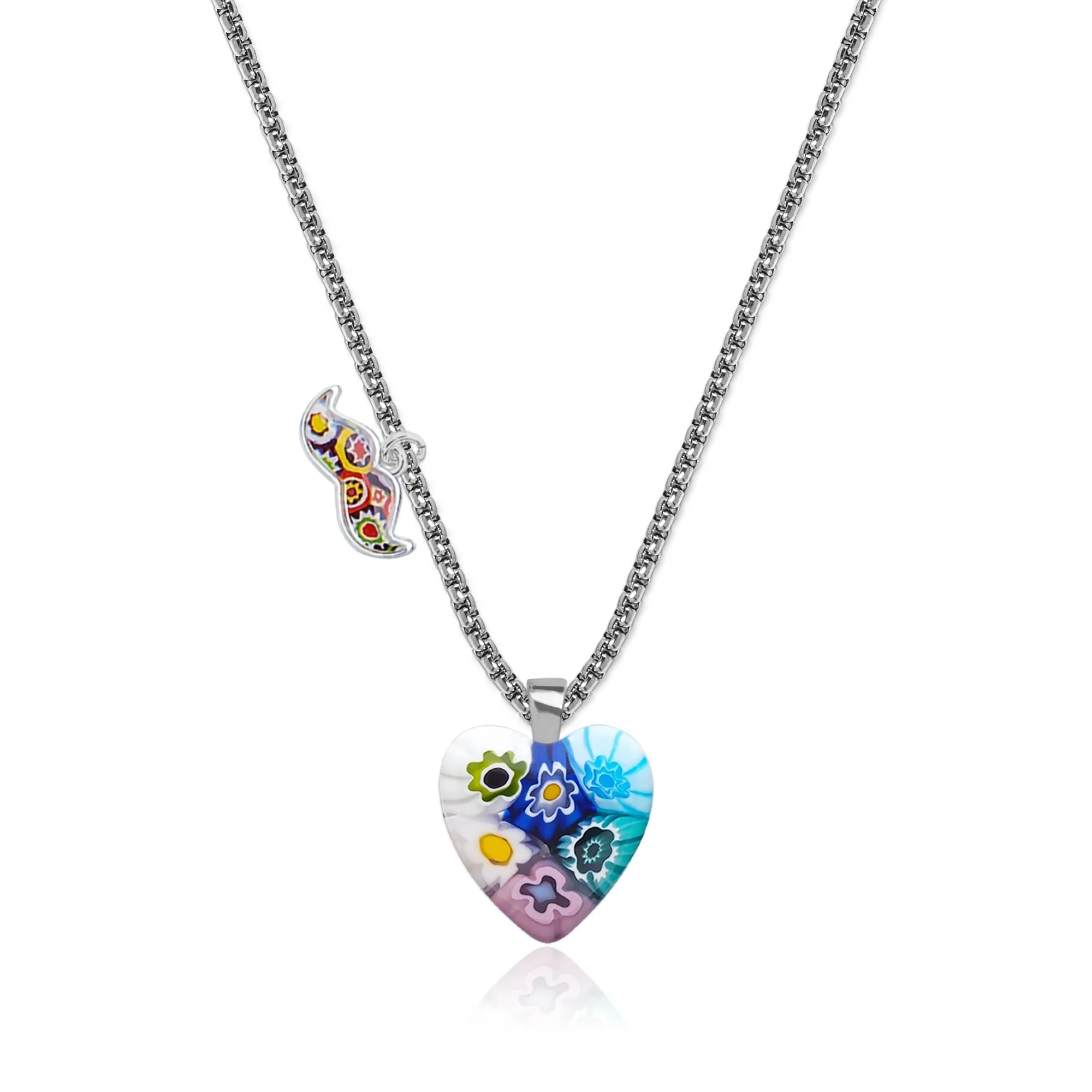 Six in Bloom Heart Necklace