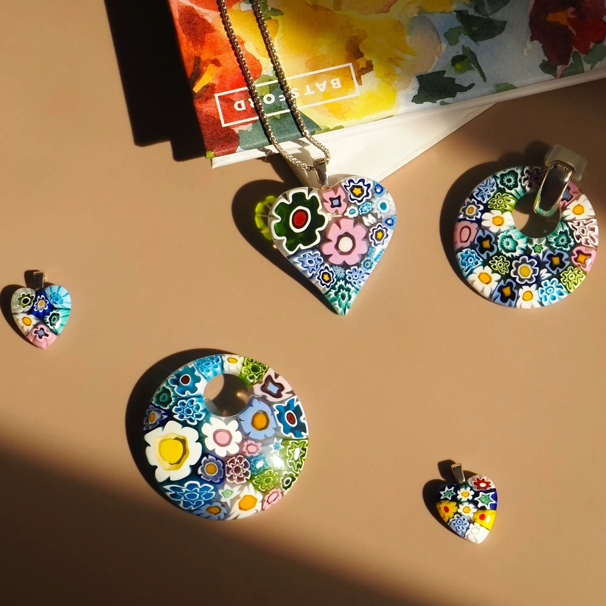 Six in Bloom Heart Necklace