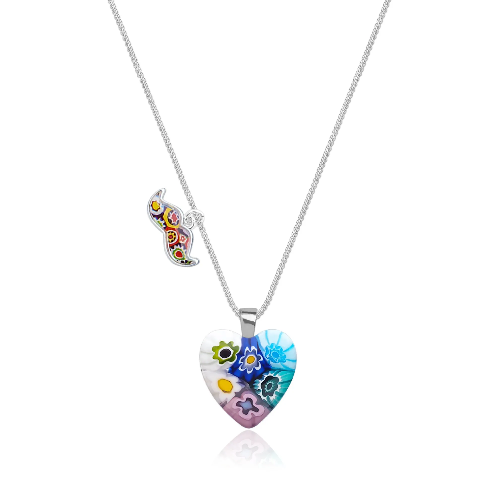 Six in Bloom Heart Necklace