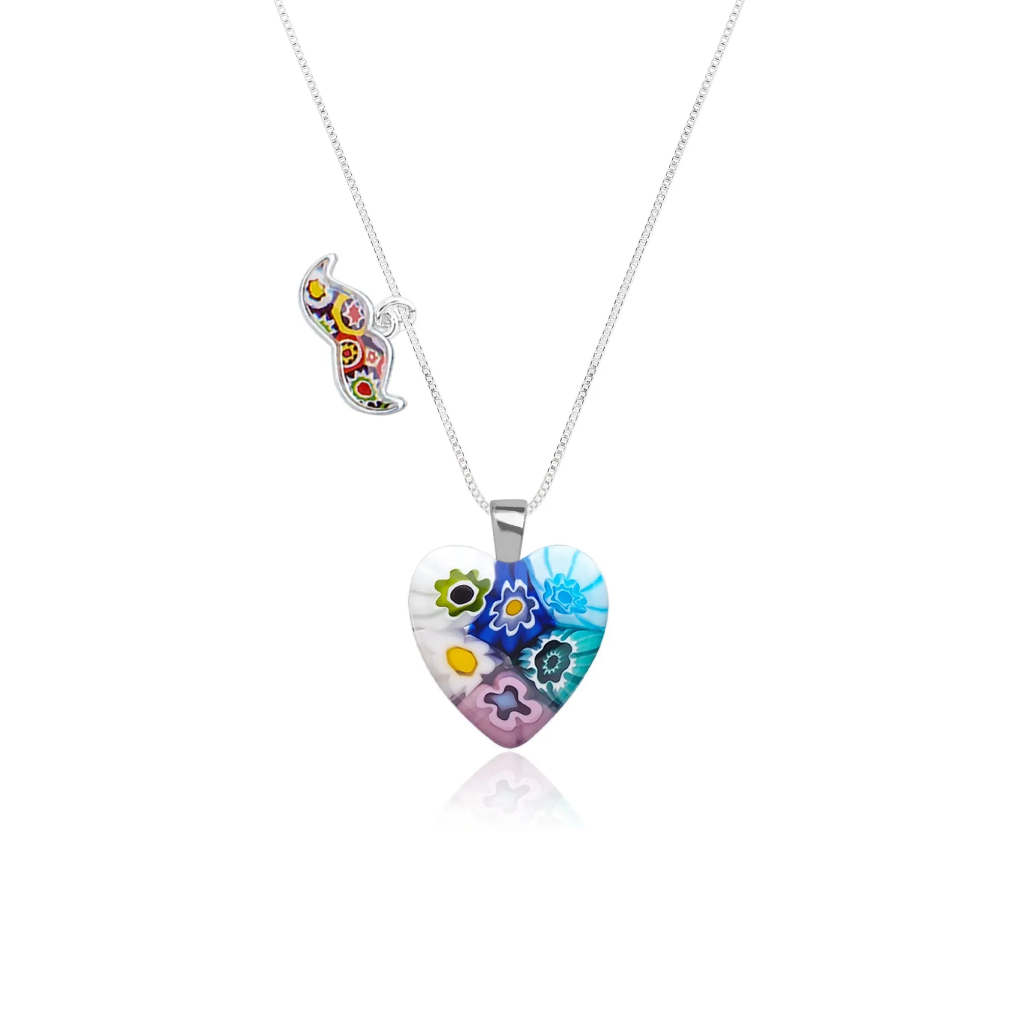 Six in Bloom Heart Necklace