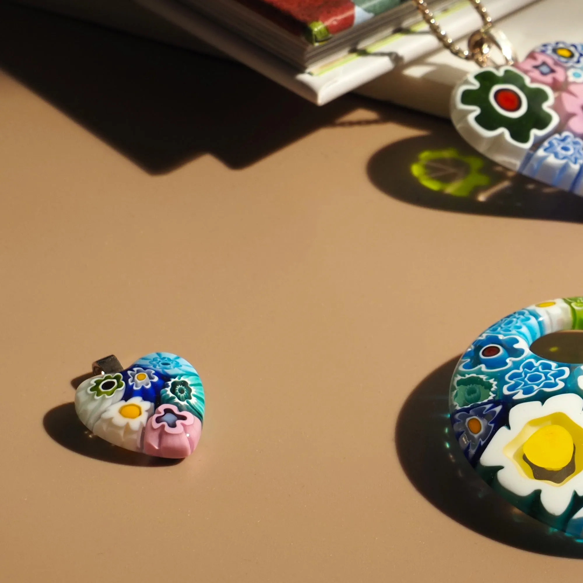 Six in Bloom Heart Necklace