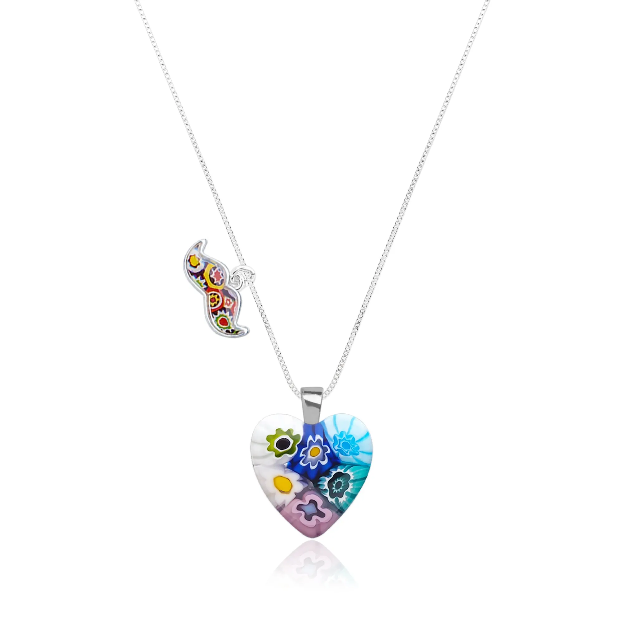 Six in Bloom Heart Necklace