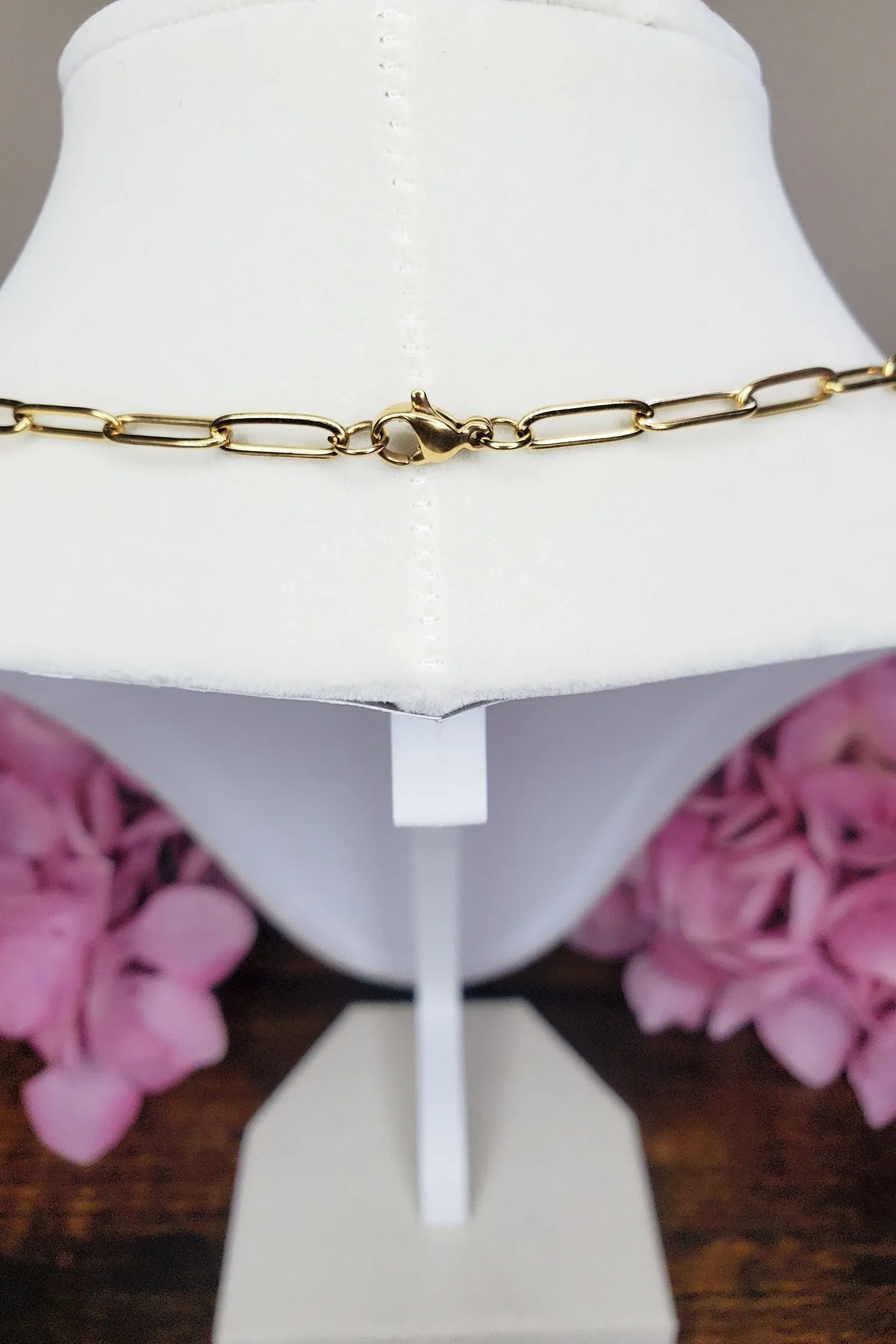 Stainless Steel 20" & 17.7" Paperclip Link Chain Necklace- Available In Gold & Silver!