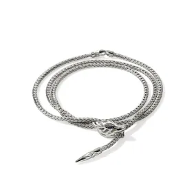 Sterling Silver White Naga Bracelet