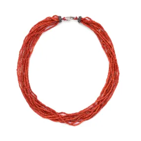Ten Strand Tibetan Coral Necklace