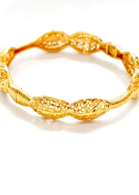 The "Gracie" Gold Plated Filigree Bracelet
