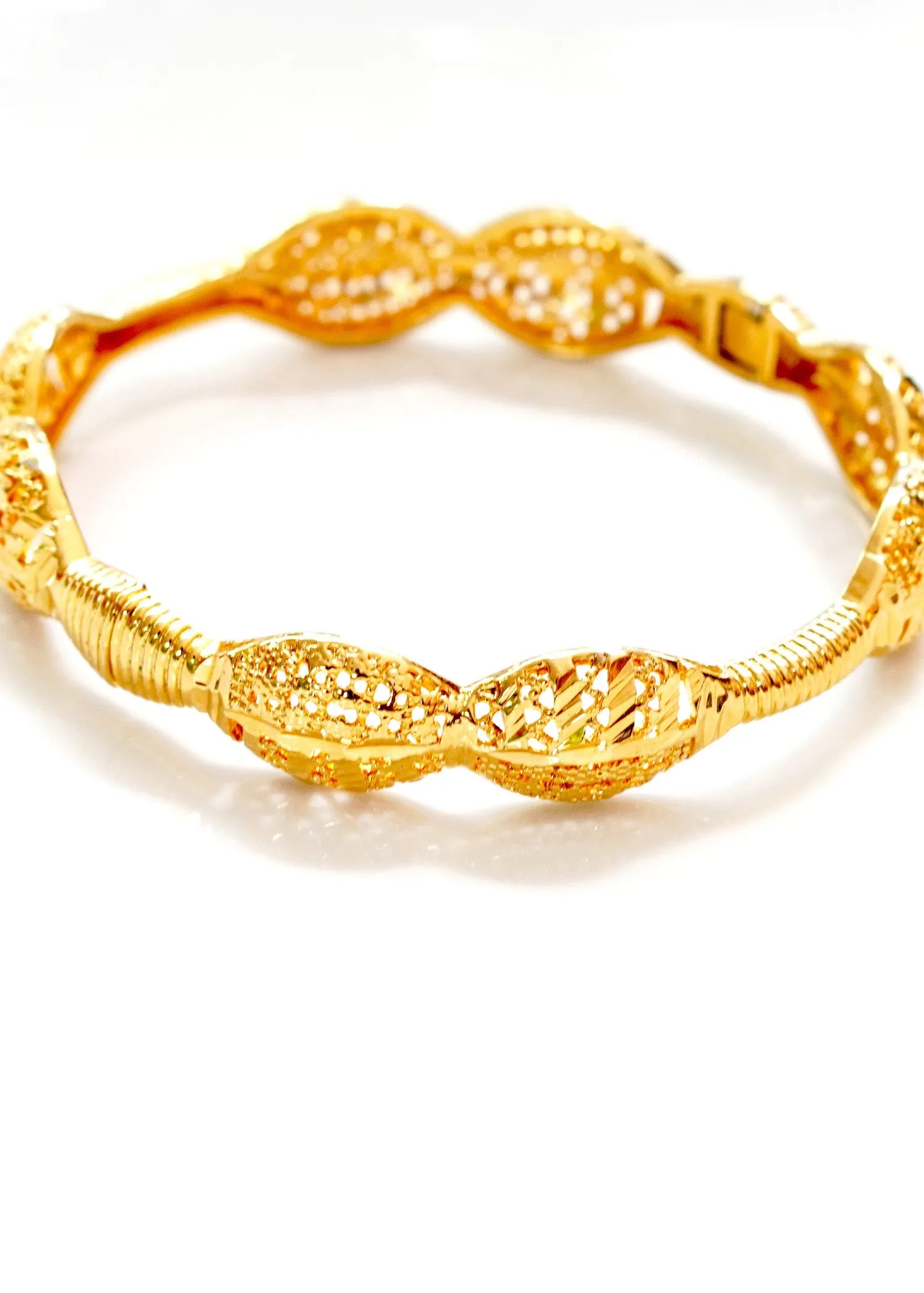The "Gracie" Gold Plated Filigree Bracelet