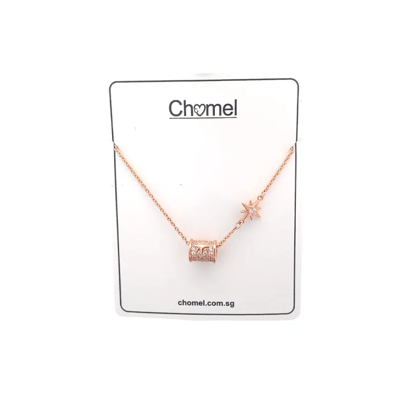 Tunnel Cubic Zirconia Necklace
