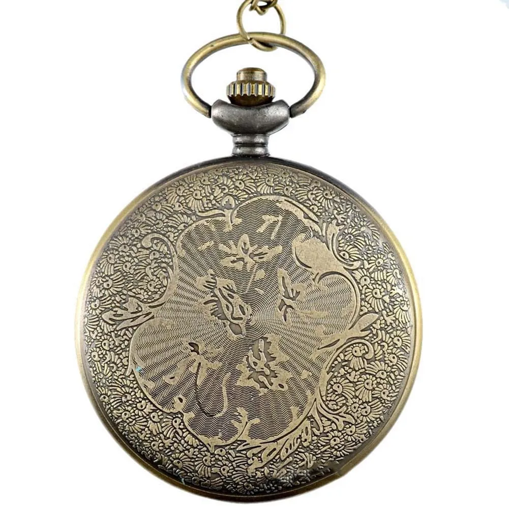US Veteran Vintage Style Pocket Watch