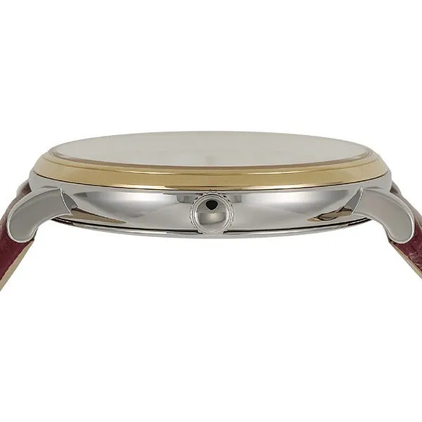 Versace Ladies Watch V-Circle 38mm Red Burgundy VE8100719