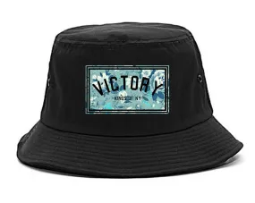 Victory Floral Pattern Bucket Hat